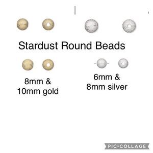 Fire Mountain Gems Stardust Round Beads BEAUTIFUL